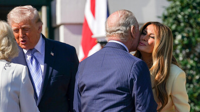 Чай, целувки и дипломация: Как започна визитата на Чарлз III в Белия дом (ВИДЕО+СНИМКИ)