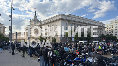 Мотористи от цялата страна излязоха на национален протест (ВИДЕО+СНИМКИ)