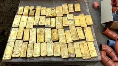 Откриха кюлчета злато на стойност 9 млн. евро при ремонт на сграда в Белгия