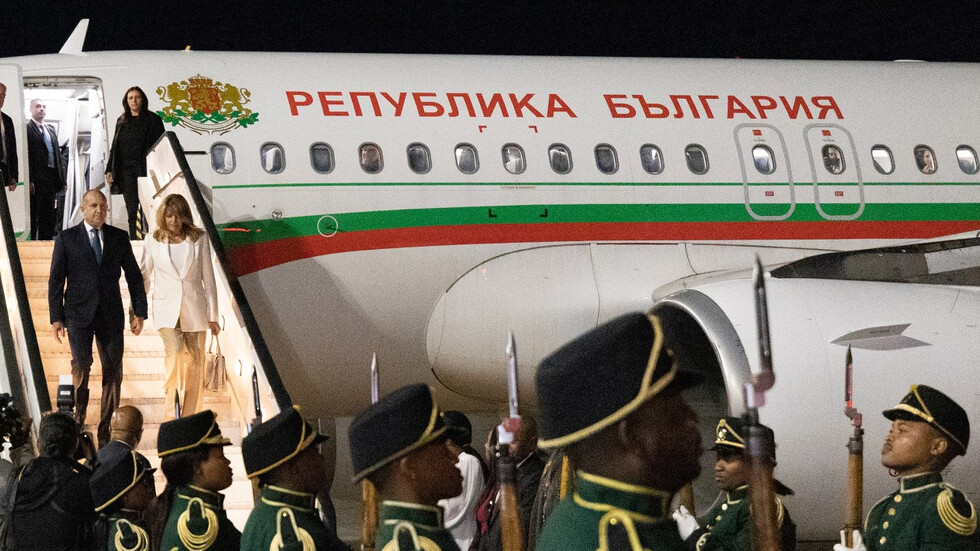 President Rumen Radev Arrives in South Africa for Official Visit, Welcomed with Guard of Honour at Johannesburg Airport