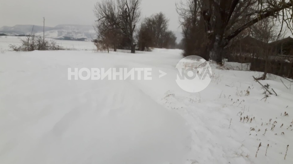 Снегът в Шуменско (ВИДЕО)