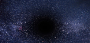 Астрономи наблюдаваха угощението на свръхмасивна черна дупка