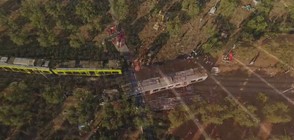 Дрон засне отвисоко щетите след катастрофата в Италия (ВИДЕО)