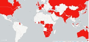 Карта на всички страни, критикувани от Борис Джонсън