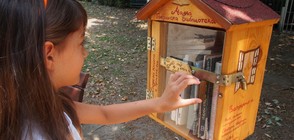 Малка градинска библиотека в детски кът във Варна (ВИДЕО)
