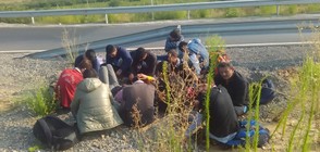 Задържаха група нелегални мигранти край Сандански (ВИДЕО+СНИМКИ)