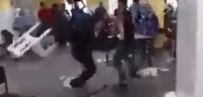 Бой със столове в бежански център в Германия (ВИДЕО)