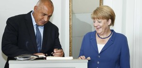 ДИПЛОМАТИЧЕСКИ СОВАЛКИ: Премиерът Борисов се срещна с Ангела Меркел (ВИДЕО+СНИМКИ)