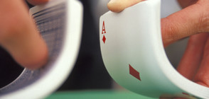 Дърводелец направи великанска колода карти