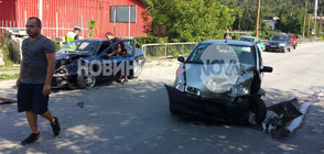 Катастрофа във Велико Търново заради дрифт (СНИМКИ)