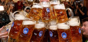РЕКОРД: Германец успя да пренесе 29 чаши, пълни с бира (ВИДЕО+СНИМКИ)