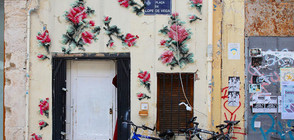 Художник "бродира" улиците на Мадрид (СНИМКИ)