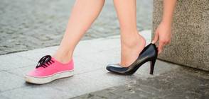 Маратонките изместват обувките на високи токчета