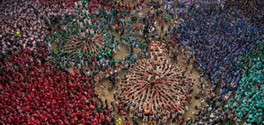 Кой ще построи най-високата кула ... от хора (СНИМКИ)