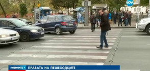 Протест в защита на правата на пешеходците в София (ВИДЕО)