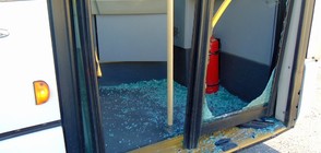 Катастрофа с автобус от градския транспорт в Пловдив (СНИМКИ)