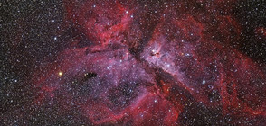 Астрономи заснеха смайващи стълбове в мъглявина