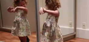 Артистично момиченце във вихъра на танца (ВИДЕО)