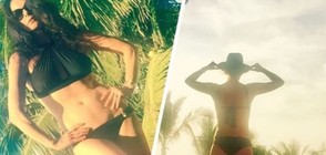 Катрин Зита-Джоунс се хвали с перфектно тяло (ГАЛЕРИЯ)