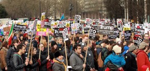 Хиляди протестираха в Лондон и Париж срещу политиката на Тръмп (ВИДЕО+СНИМКИ)