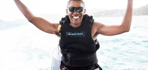 Обама се отдаде на екстремни спортове – кара кайтсърф (ВИДЕО+СНИМКИ)
