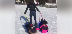 Бербатов тренира с децата си на пистата (ВИДЕО)