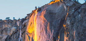 Огненият водопад в Калифорния (ГАЛЕРИЯ)