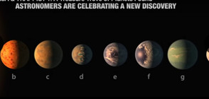 Как изглежда новооткритата звездна система със 7 планети?