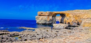 Лазурният прозорец в Малта се срути в морето (СНИМКИ)