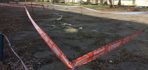 Смут заради бял прах на детска площадка (ВИДЕО+СНИМКИ)