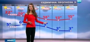 Прогноза за времето (24.03.2017 - обедна)