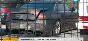 Пожар в столична автокъща (ВИДЕО)