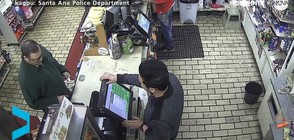 Клиент вилня в магазин, защото картата му отказа да работи (ВИДЕО)