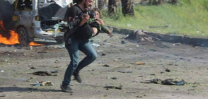 Сирийски фотограф захвърли оборудването си, за да спаси дете (СНИМКИ)
