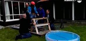 Мъж преодоля най-големия си страх на ергенското си парти (ВИДЕО)