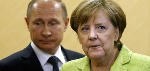 ЗНАКОВА СРЕЩА: Путин посрещна Меркел, разговаряха за Сирия и Украйна (ВИДЕО)