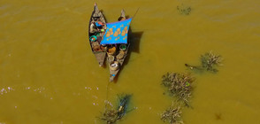 “Без багаж“ на езерото Тонле Сап в Камбоджа