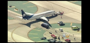 Самолет удари камион на писта в Лос Анджелис (ВИДЕО+СНИМКИ)