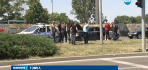 ГОНКА: Патрулка катастрофира при преследване (ВИДЕО)