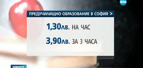 1,30 лв. на час за почасово предучилищно образование в детските градини