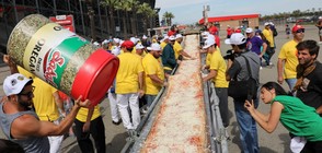 В Калифорния приготвят над 2 километра пица (СНИМКИ)