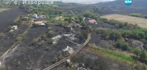 КАДРИ ОТ ДРОН: Огромни щети от пожарите в Бургаско и Пловдивско (ОБЗОР)