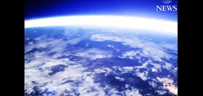 КРАСОТА: Астронавт засне как Луната осветява Земята (ВИДЕО)