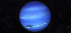 Гигантска буря с размерите на Земята вилнее на Нептун