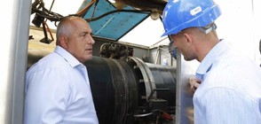 Борисов инспектира изграждането на газопроводна отсечка (ВИДЕО+СНИМКИ)