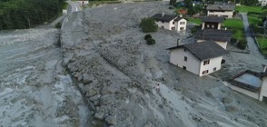 Свлачището в Швейцария - и заради климатичните промени (СНИМКИ)