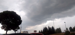Жълт код за силни дъждове в пет области у нас, буря се разрази в София (ВИДЕО)