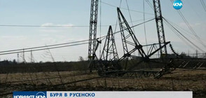 БУРЯ В РУСЕНСКО: Затворени пътища и прекъснат ток (ВИДЕО)