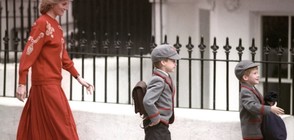 Как са изглеждали Уилям и Хари в първия им учебен ден (СНИМКИ)