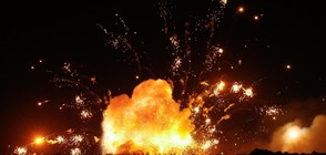 Взривовете в горящия склад в Украйна са спрели (ВИДЕО)